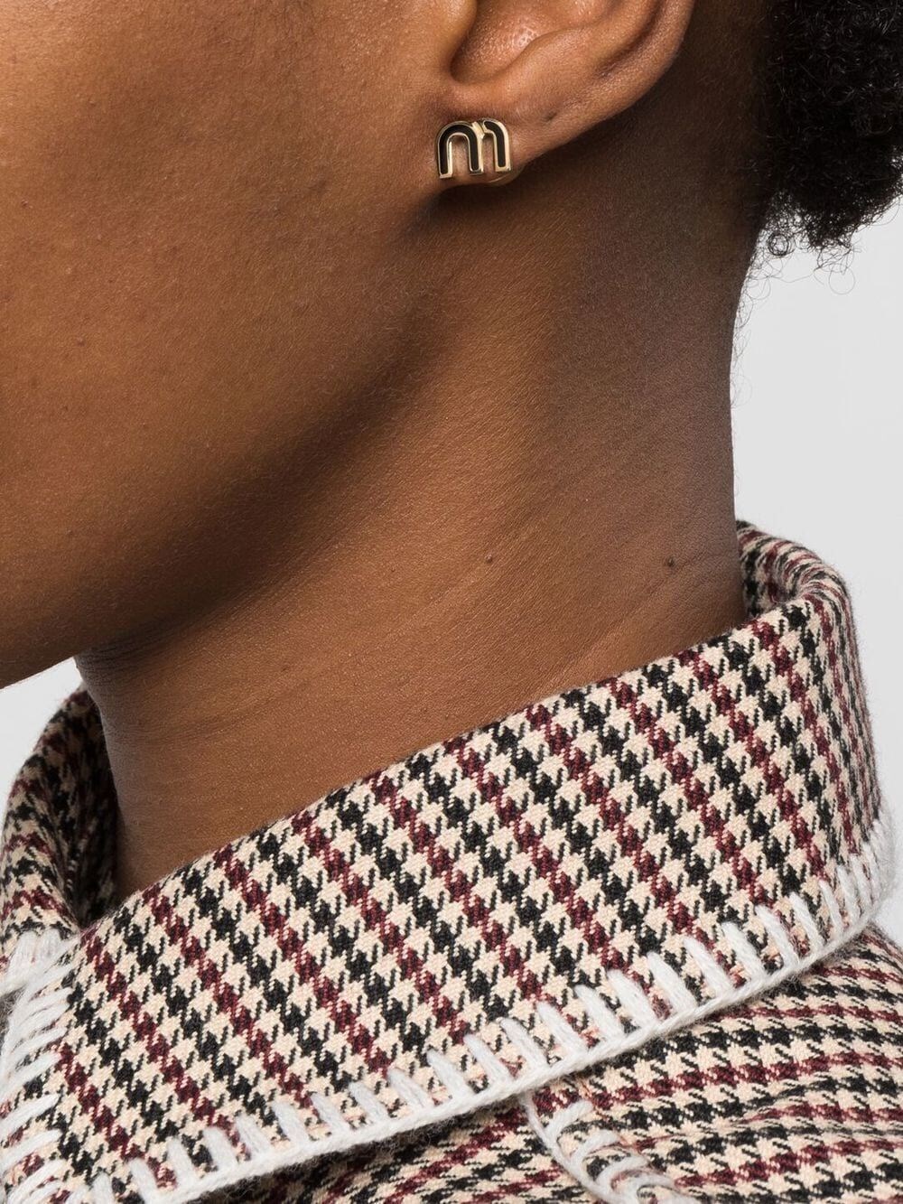 【Miu Miu】エナメルメタル イヤリング Miu miu エナメルメタルイヤリング available on Monti Boutique