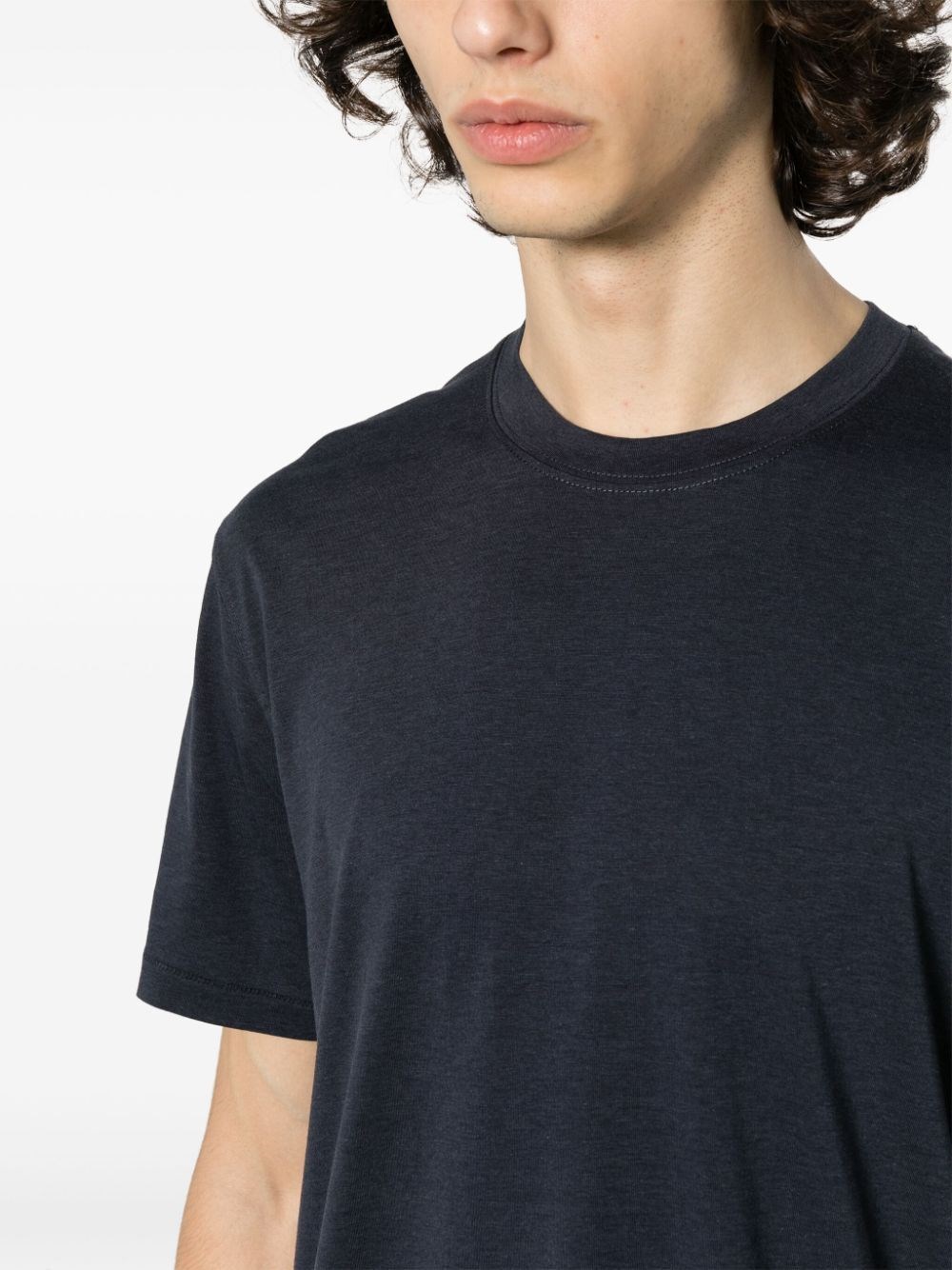 T-shirt with a mélange effect