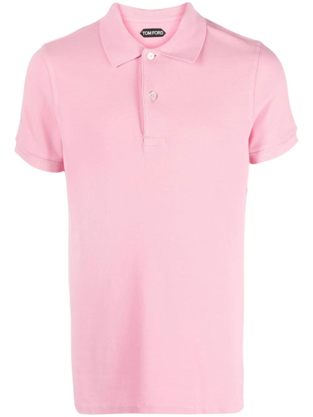 Shop Tom Ford Tennis Piquet Polo In Pink & Purple