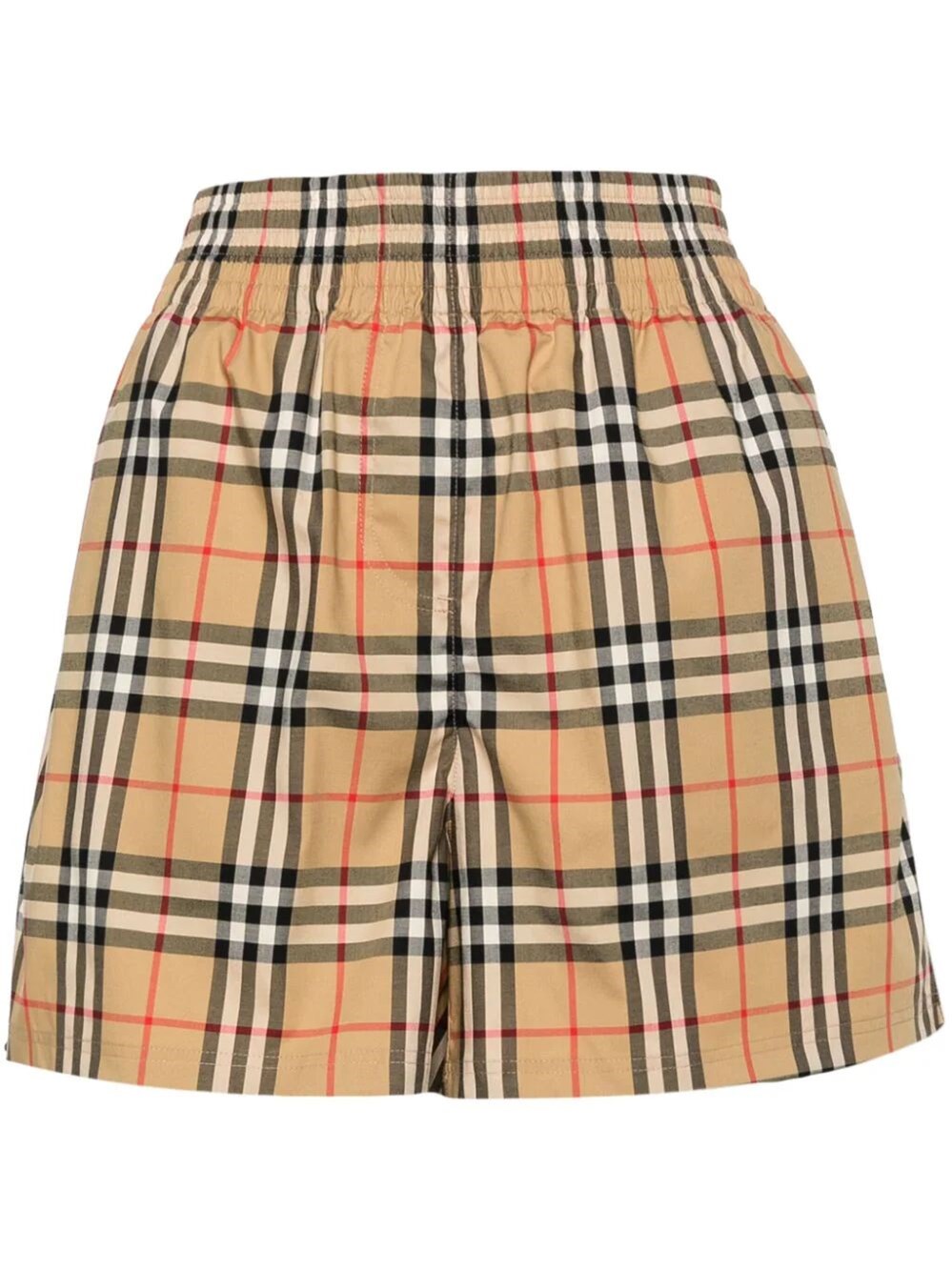 Shop Burberry Vintage-check Shorts In Brown
