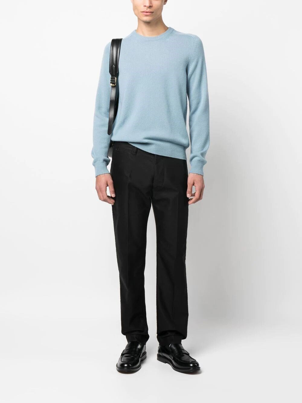 Pressed-crease chinos