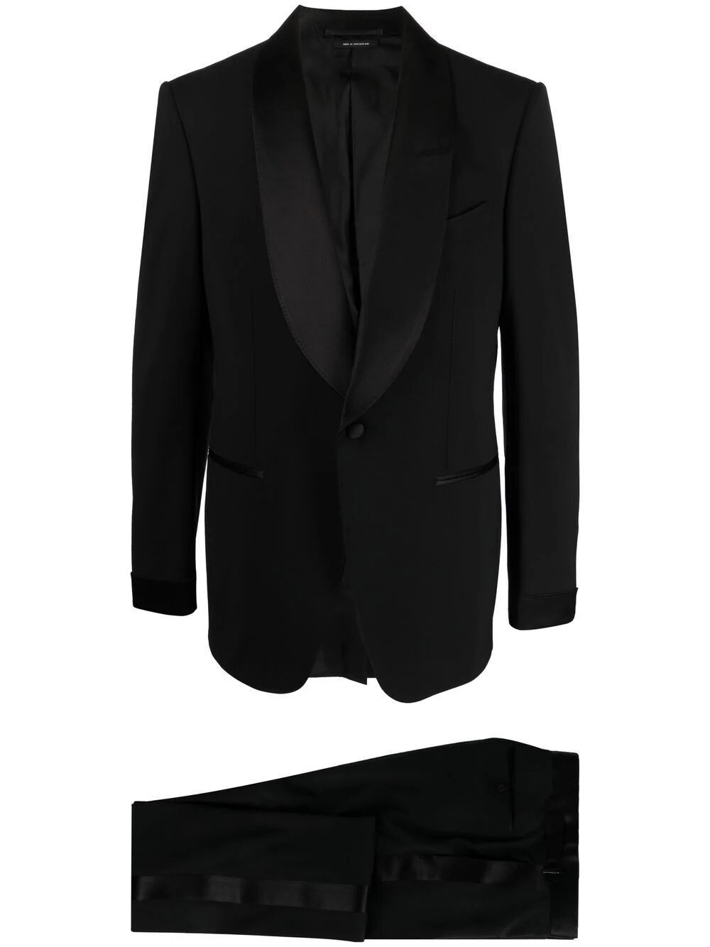 Tom Ford Tailored Suit In Black
