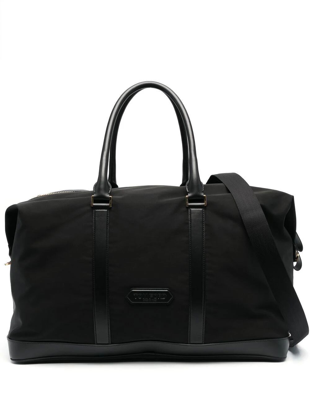 Shop Tom Ford Recycled Nylon Holdall In Black