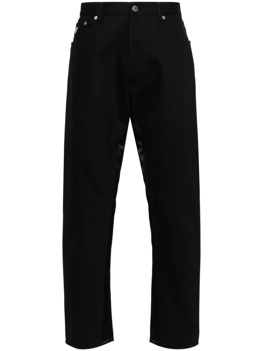 Prada Straight Trousers In Black