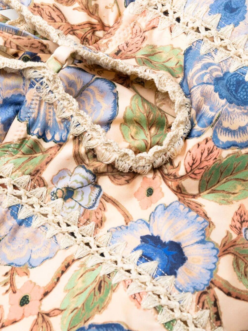 Junie crochet-trim swimsuit