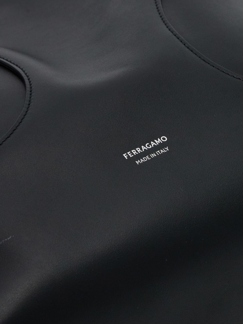 Hobo bag with cut-out detailing