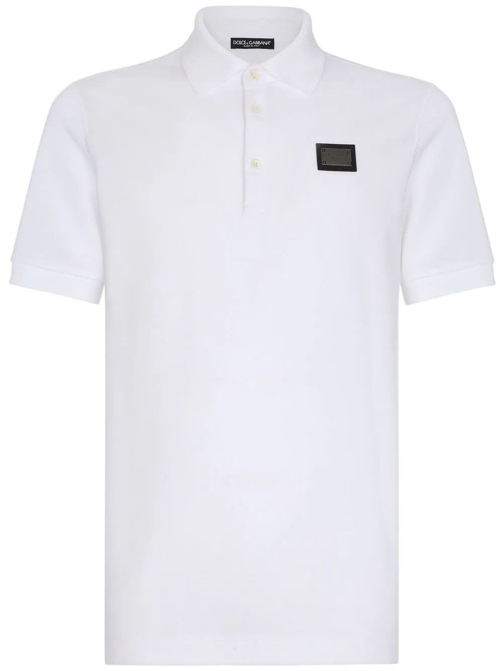 Polo with logo tag