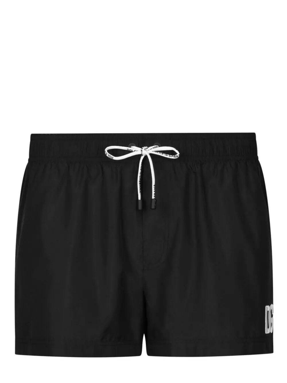 Boxer swimsuit with logo