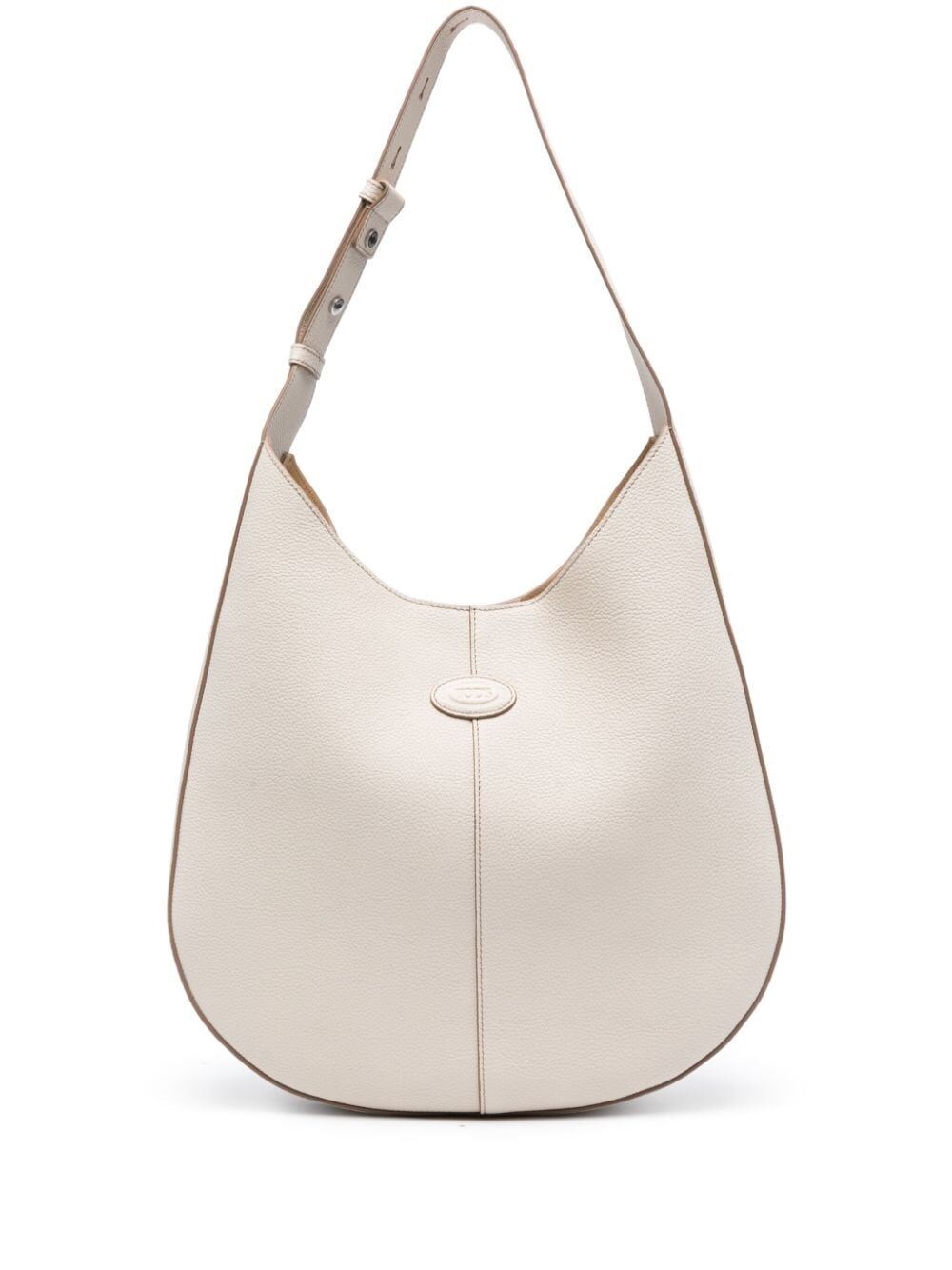 Tod's Di Bag Hobo Small In Nude & Neutrals