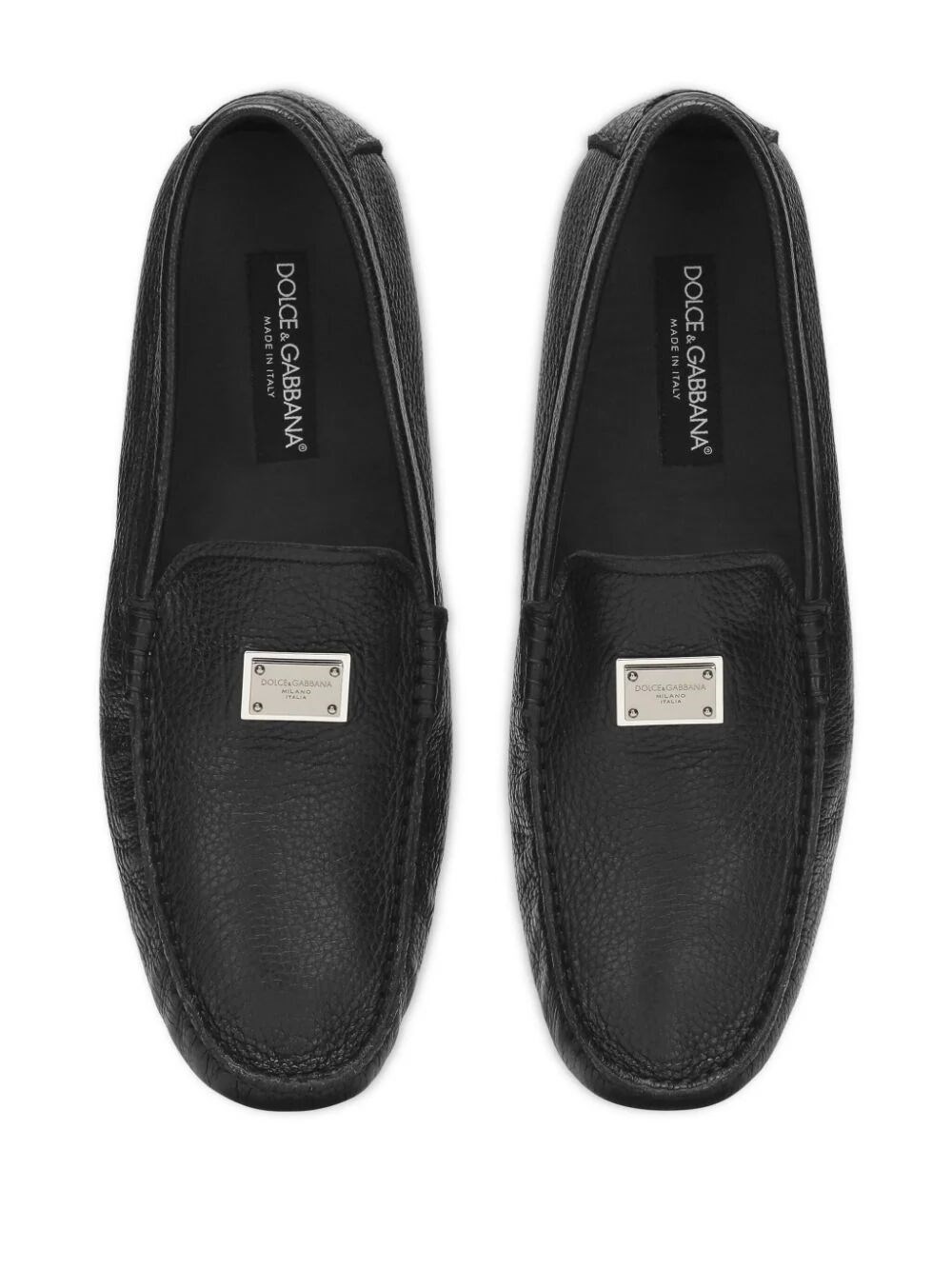 Leather loafers