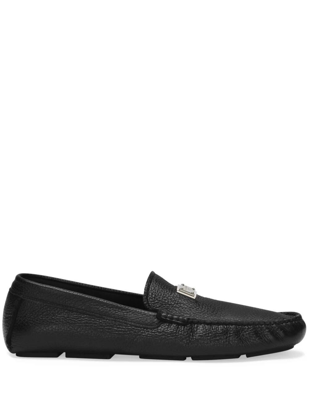 Leather loafers