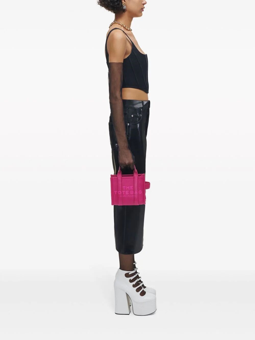 THE LEATHER MINI TOTE BAG