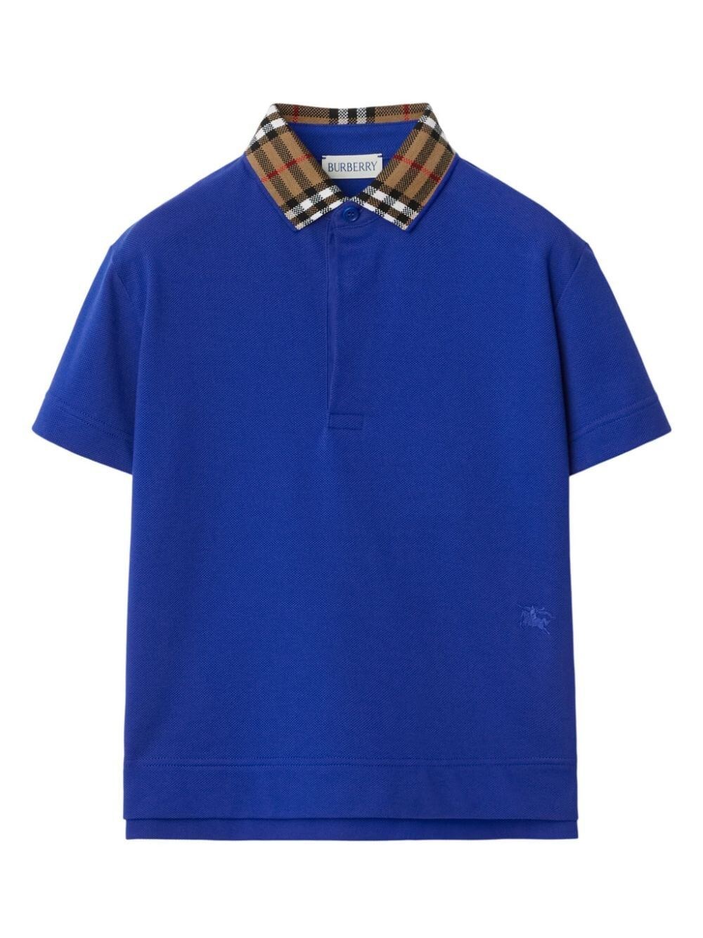 Check Collar Polo Shirt