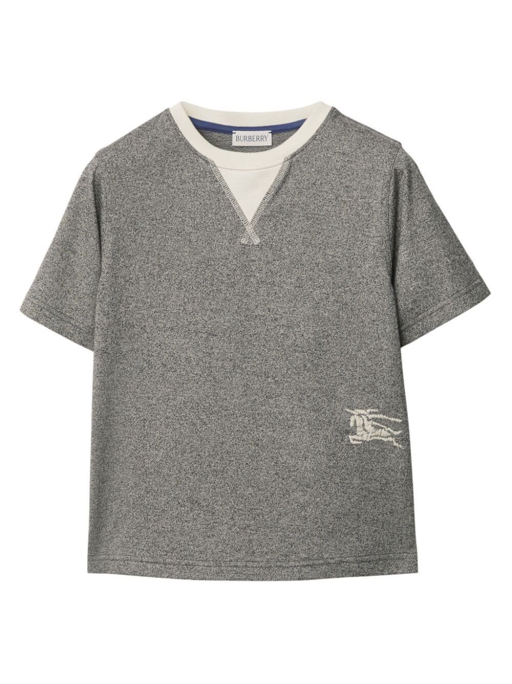 Burberry Kids' Two-tone T-shirt In Grey
