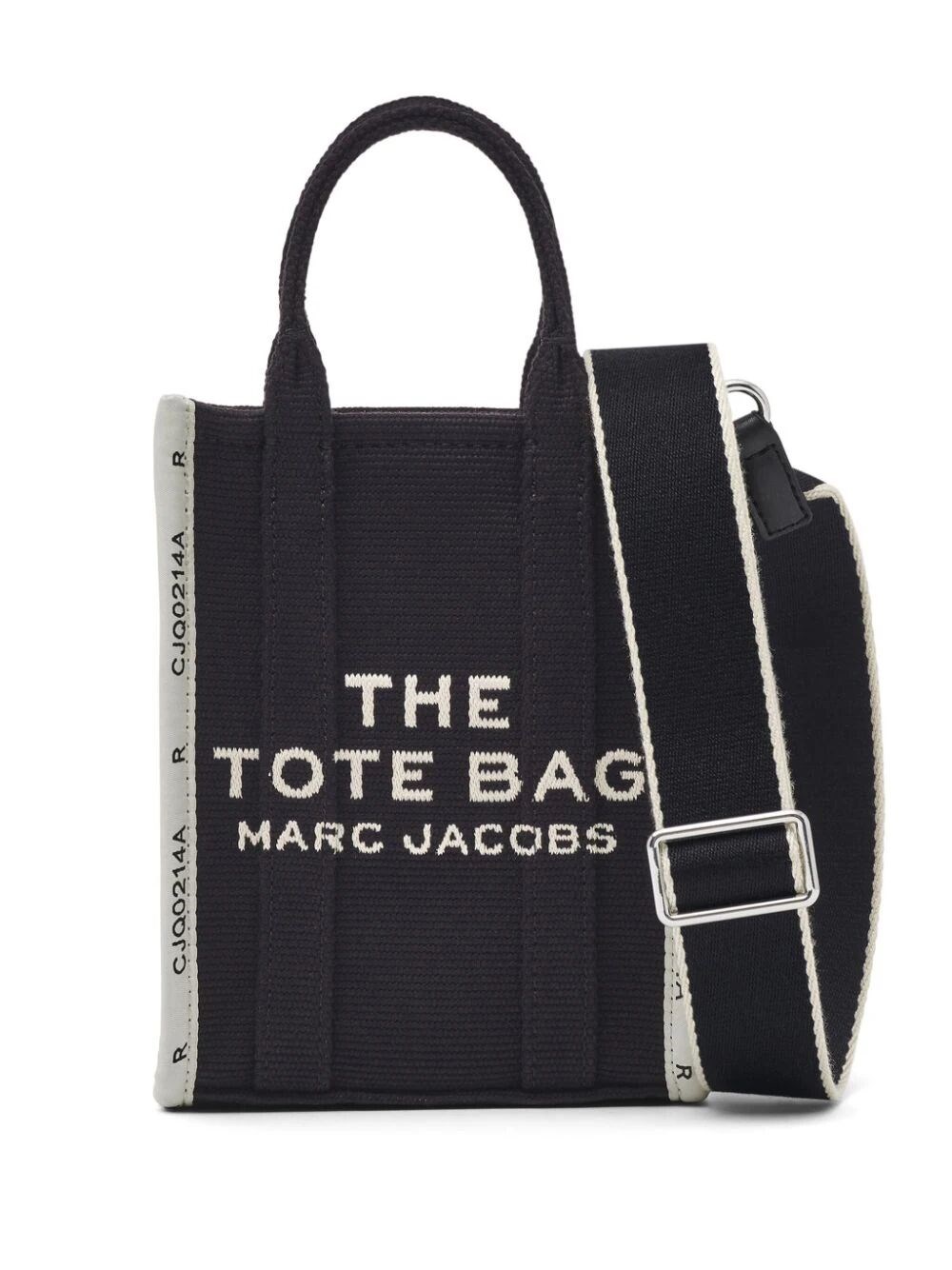 Marc Jacobs The Jacquard Mini Tote Bag In Black
