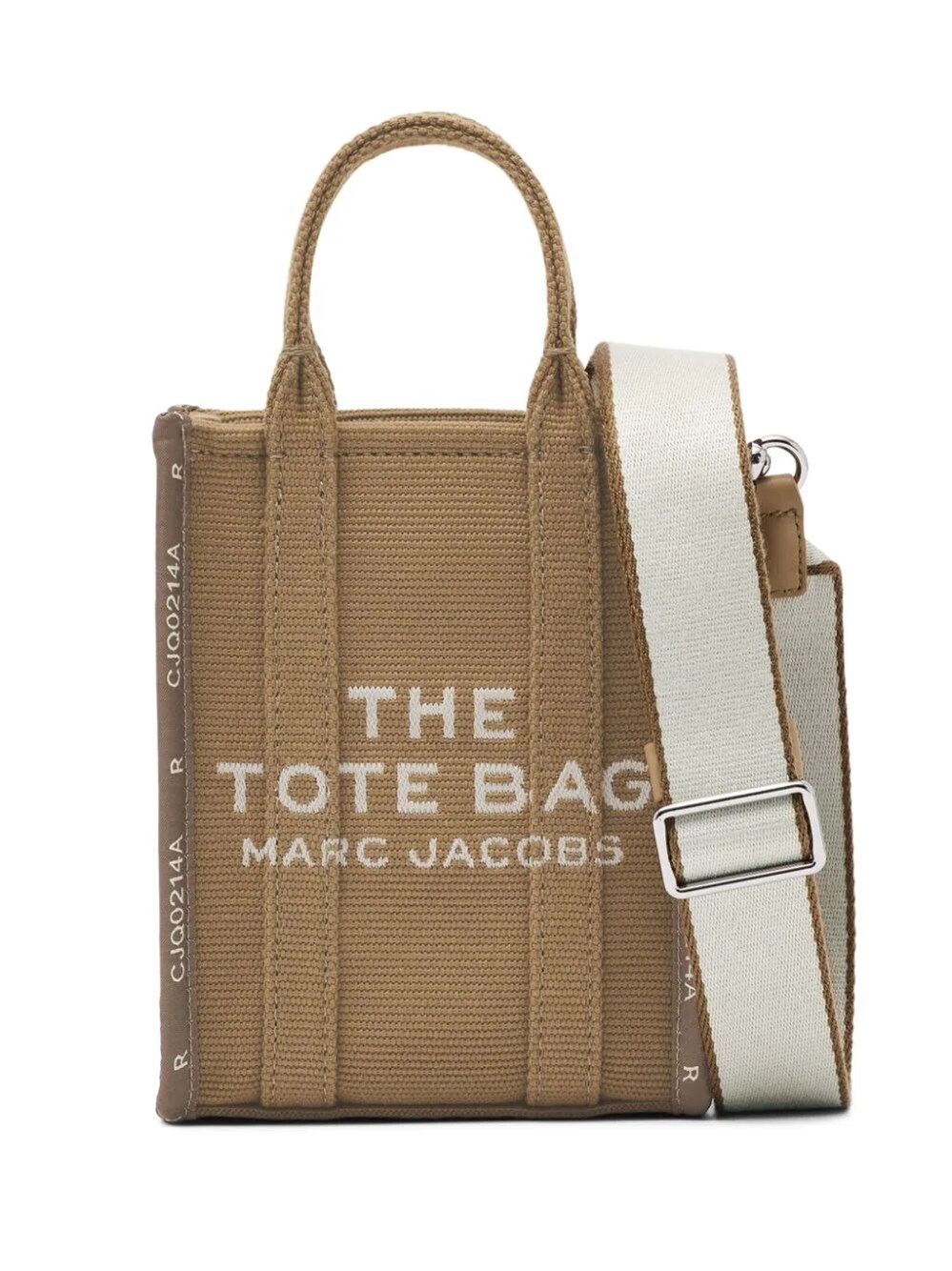 Marc Jacobs The Jacquard Mini Tote Bag In Brown