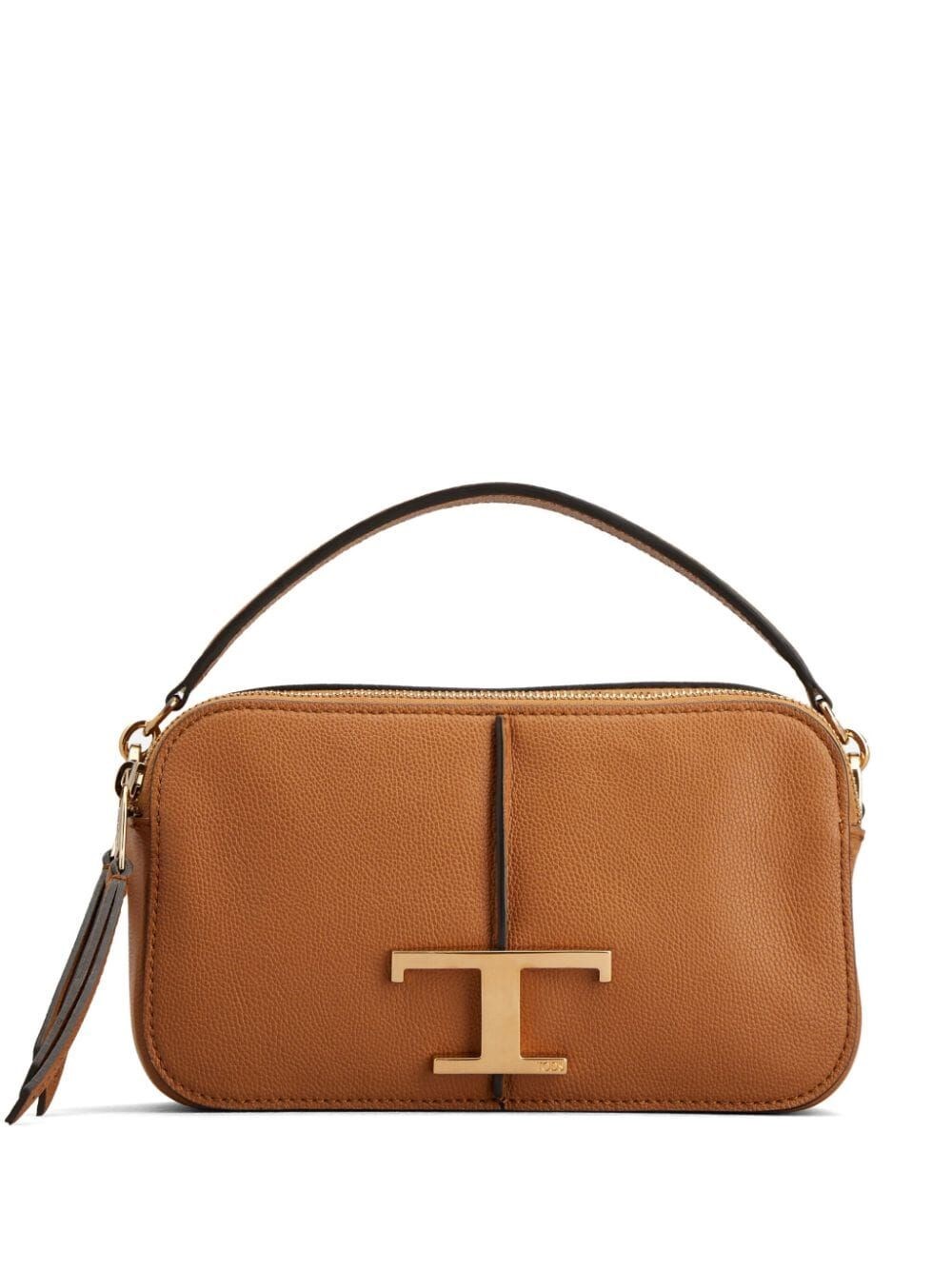 Crossbody bag with logo plaque