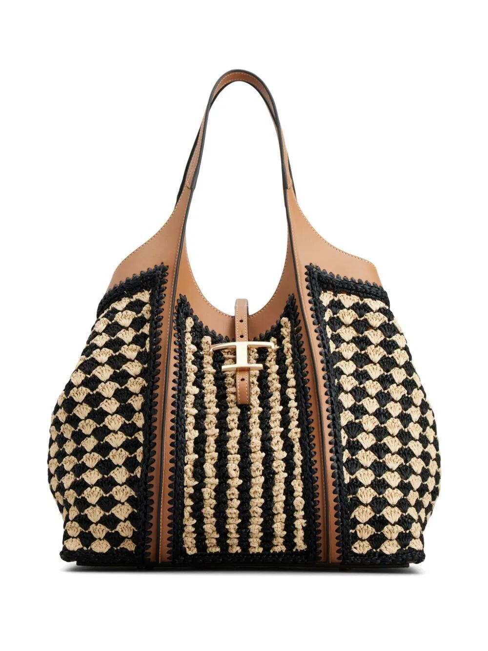 T Timeless crochet tote bag