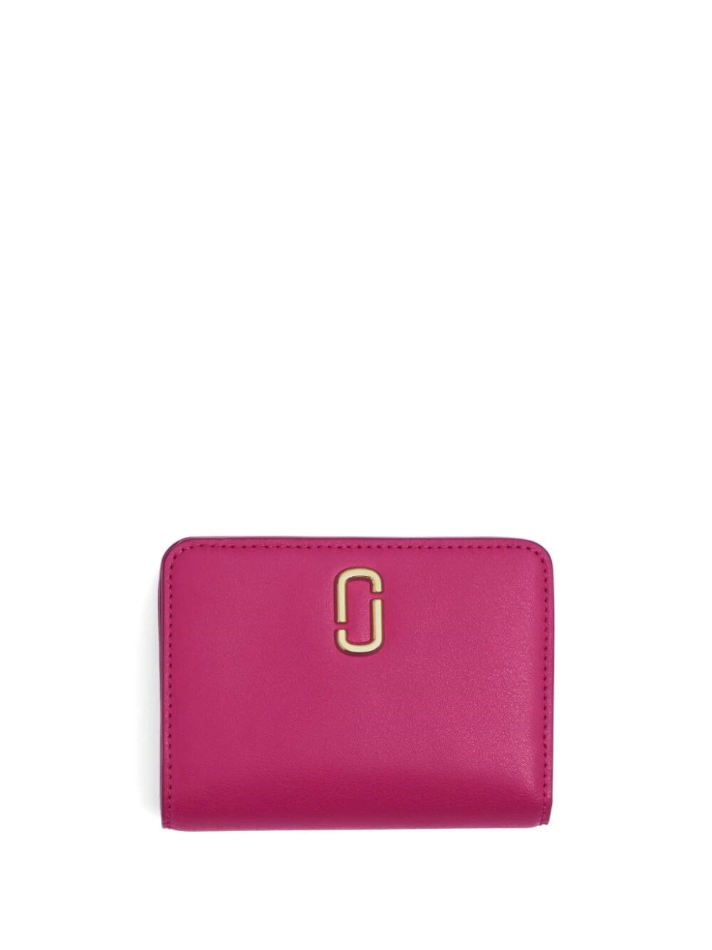Marc Jacobs The J Marc Mini Compact Wallet In Pink & Purple