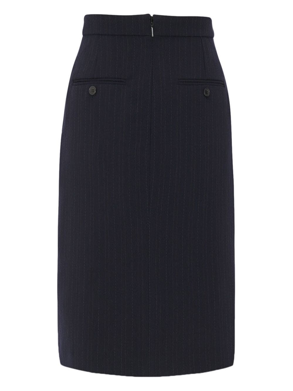 Wool pencil skirt
