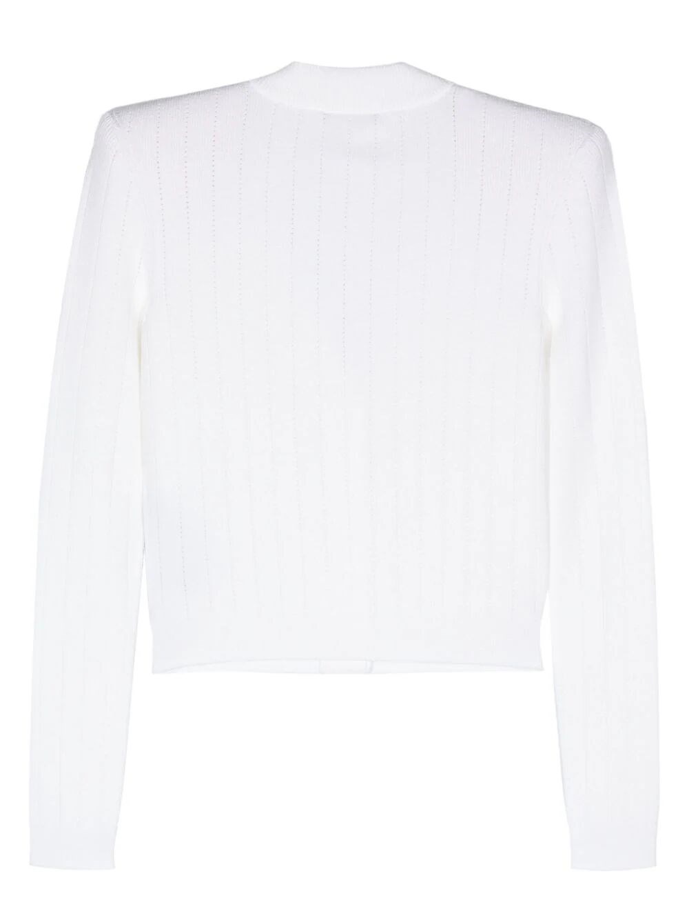 Buttoned knit cardigan