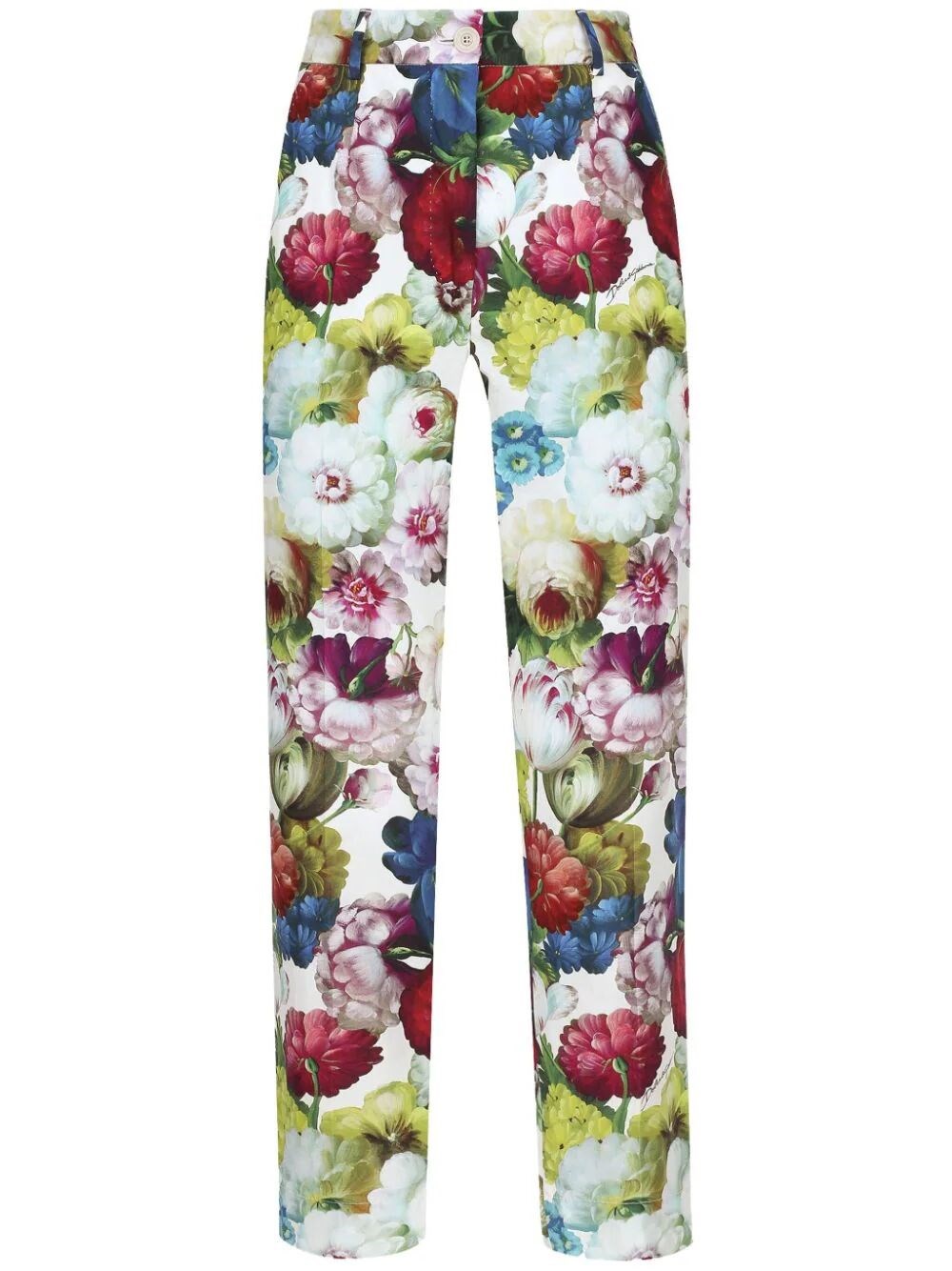 COTTON PANTS WITH FLOWER PRINT