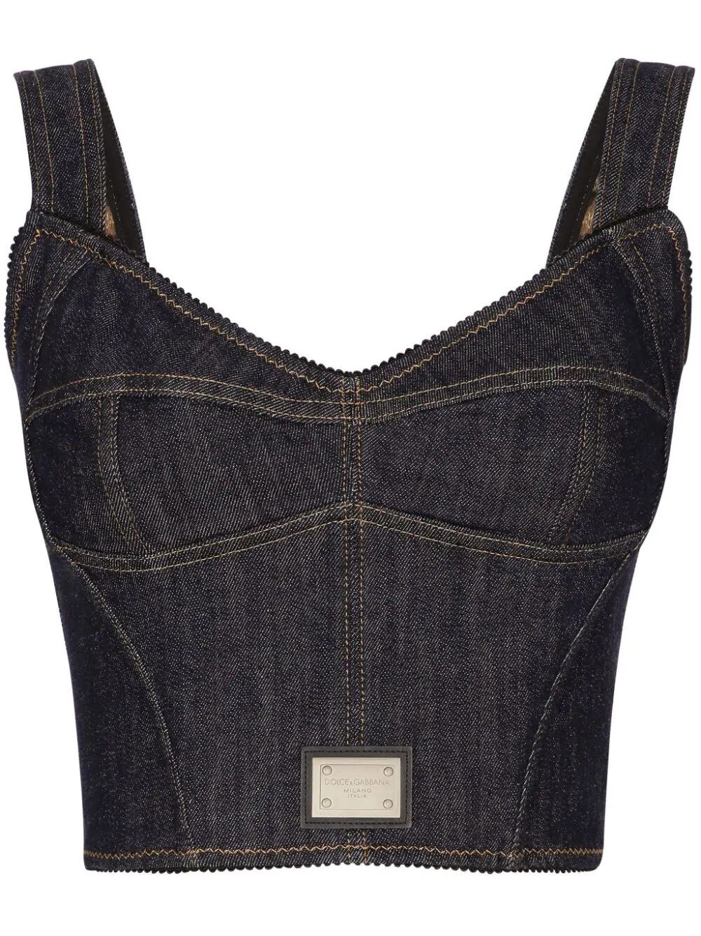 DENIM CORSET TOP