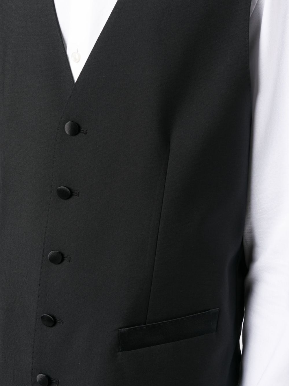 SINGLE-BREASTED WOOL TUXEDO SUIT