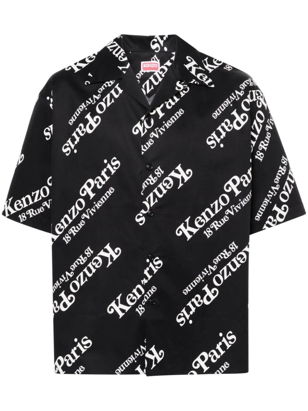 Shop Kenzo By Verdy Boxy Shirt In Black