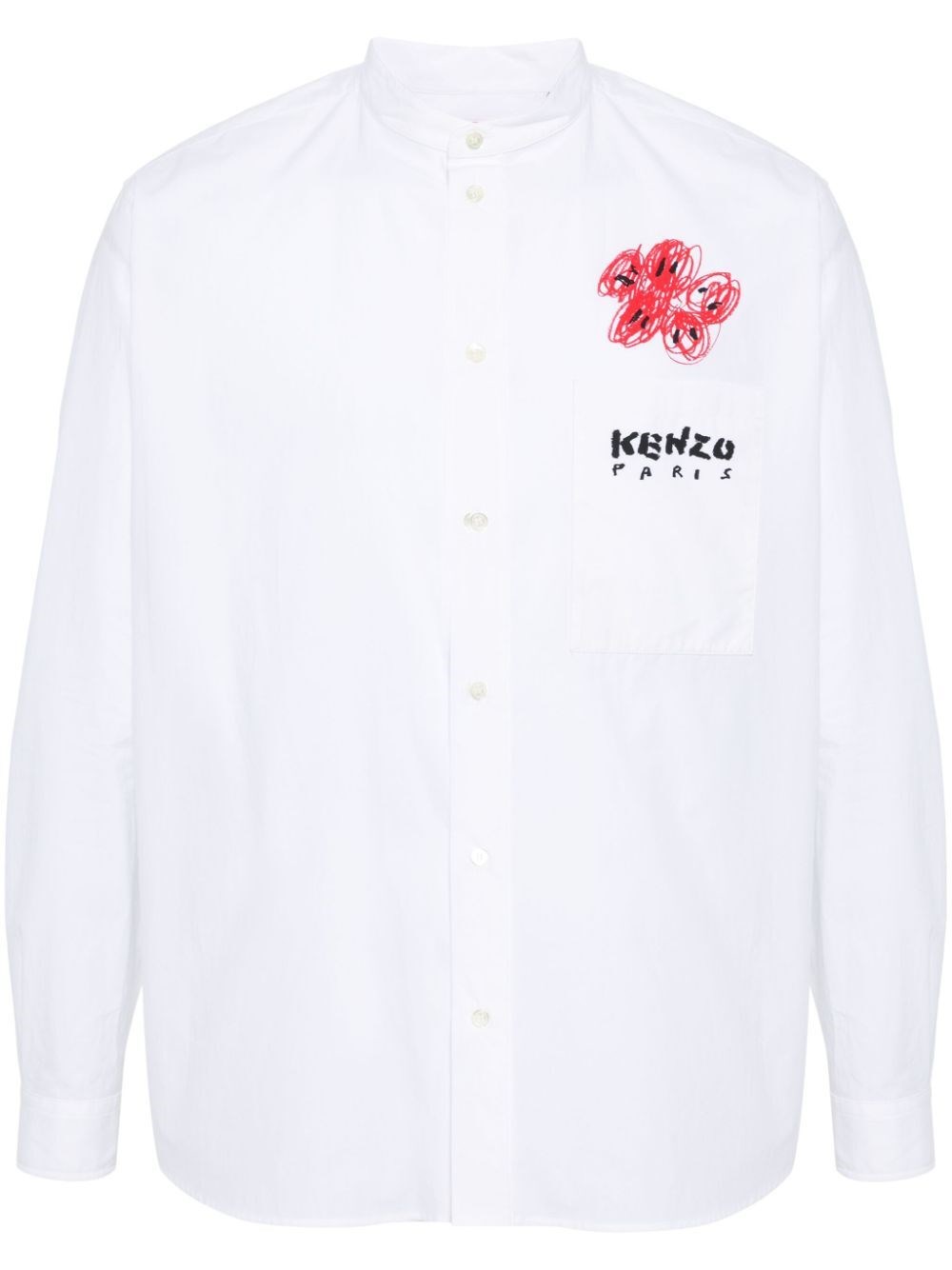 Drawn varsity cotton shirt