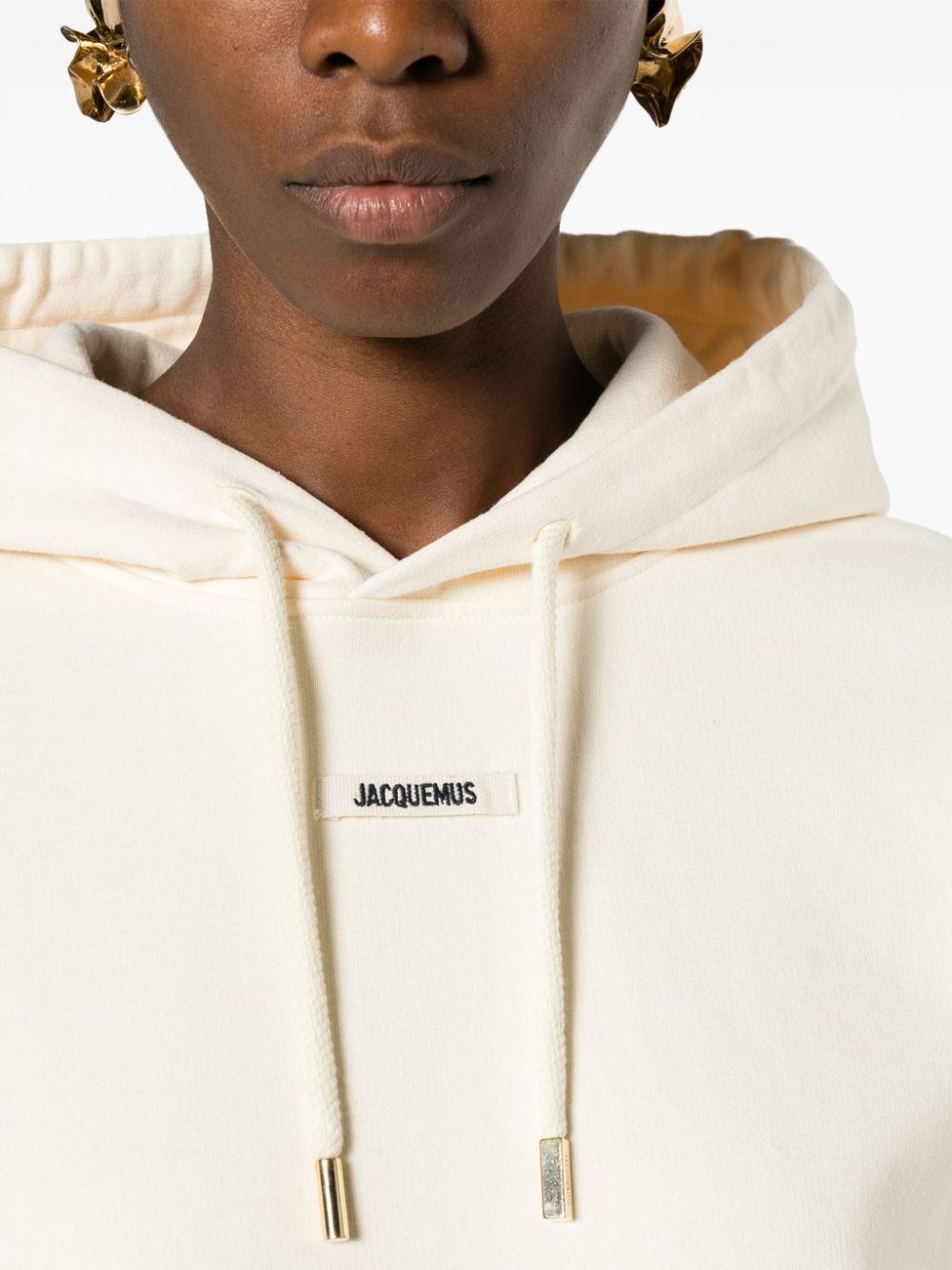 Grosgrain logo hoodie