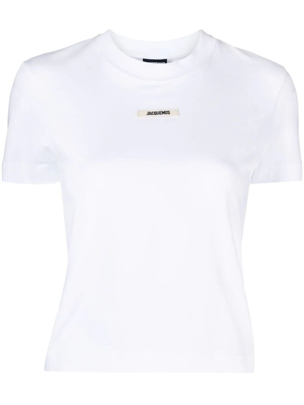 Jacquemus Relaxed-fit Cotton T-shirt With Subtle Logo In White