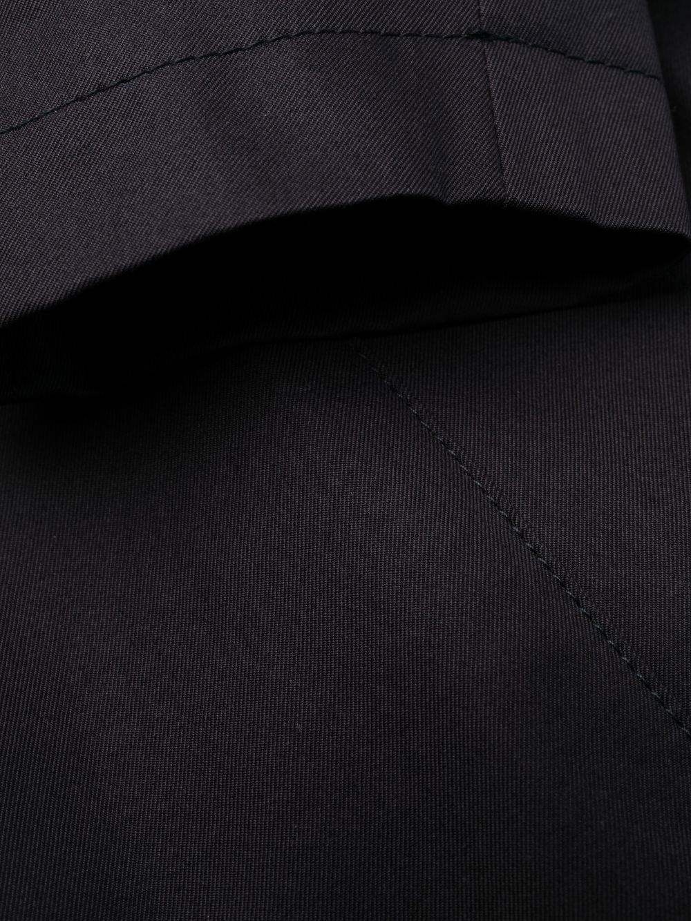 Double-breasted trench coat