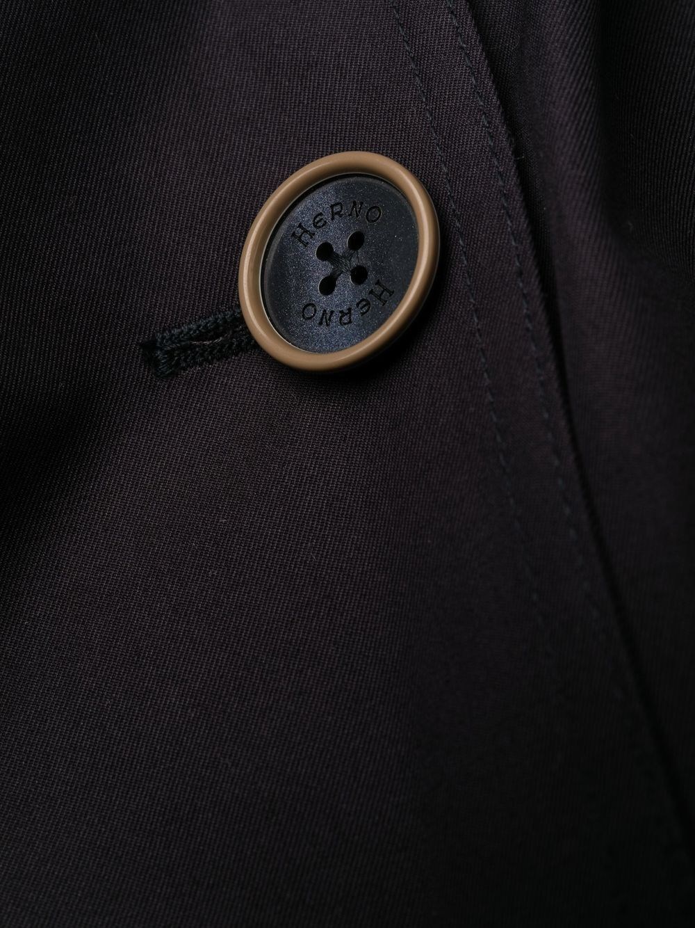 Double-breasted trench coat