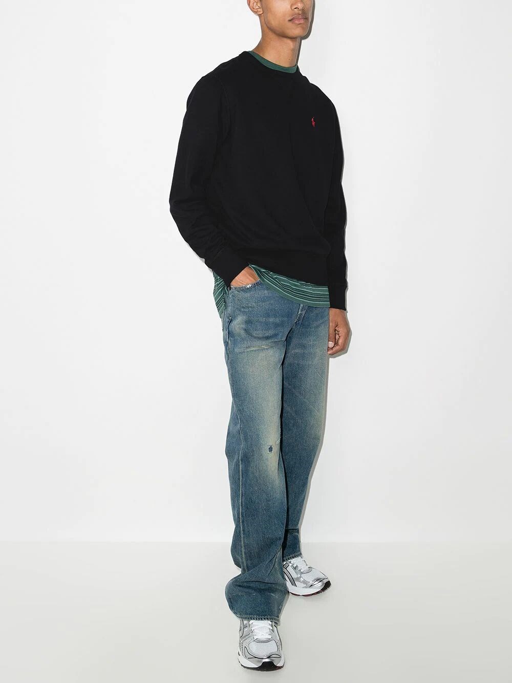 Round-neck sweatshirt