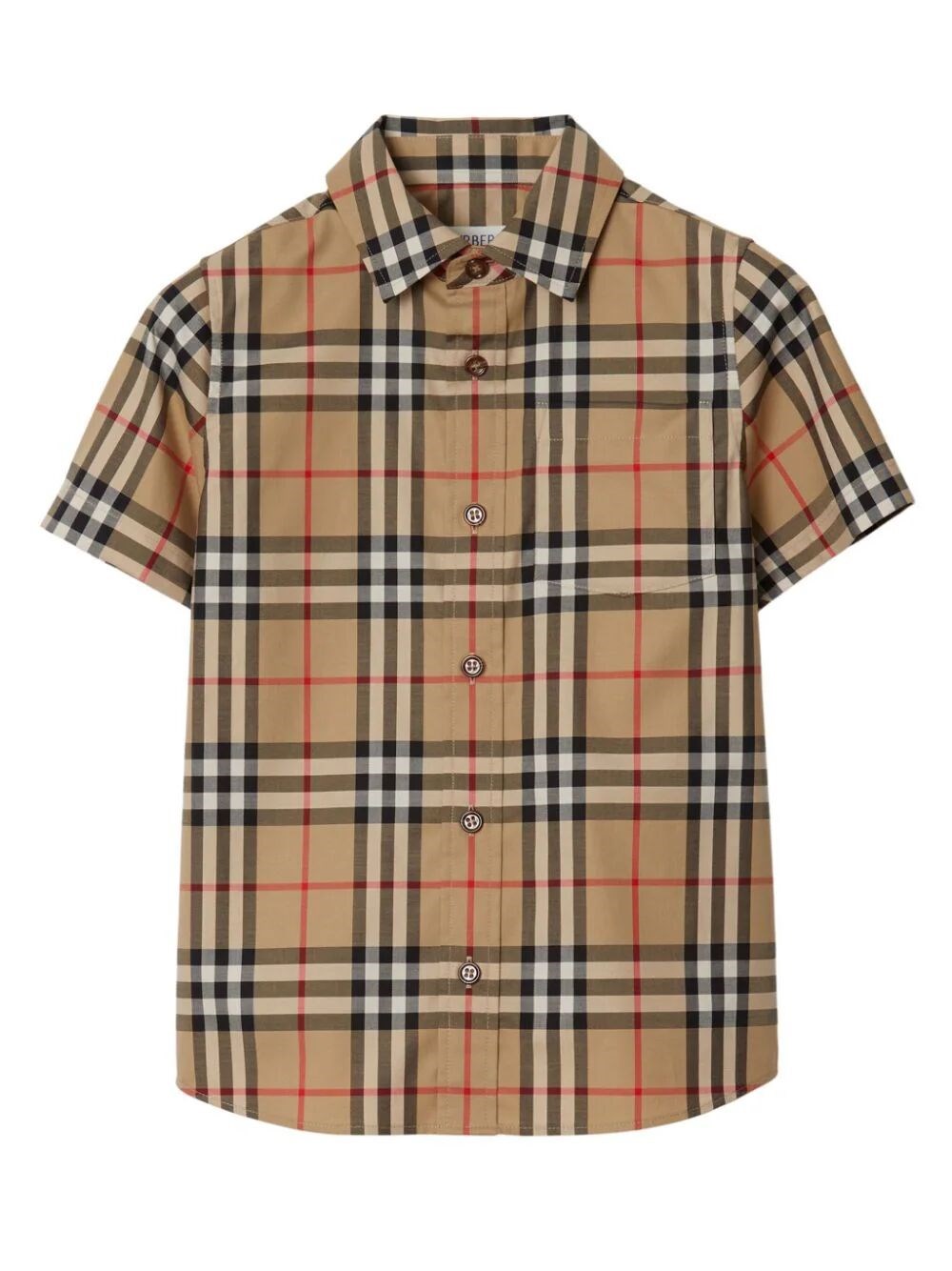 Burberry Kids' Check Shirt In Brown