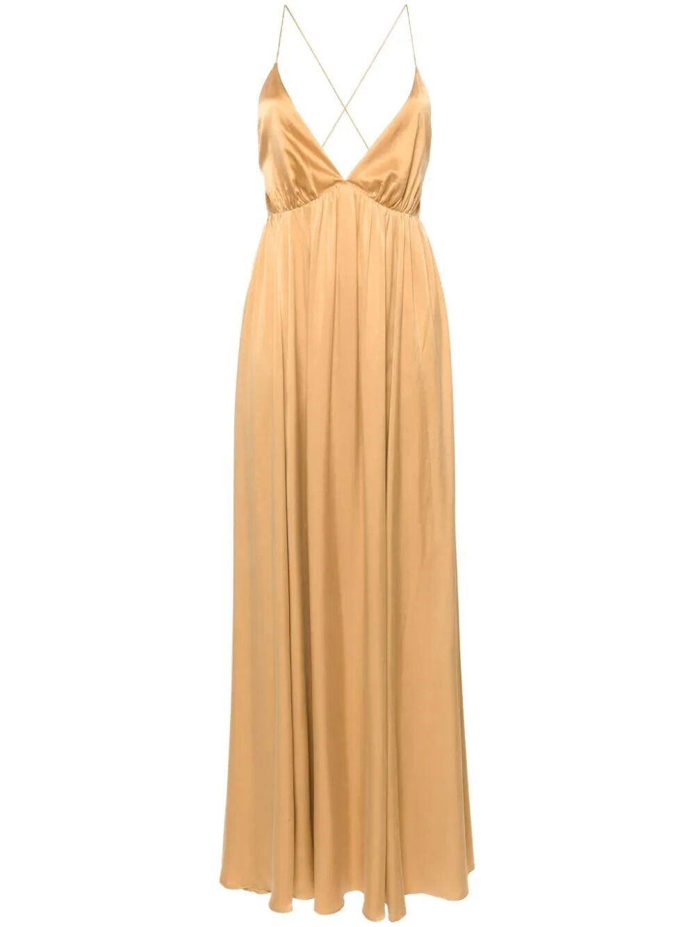 Open-back maxi dress