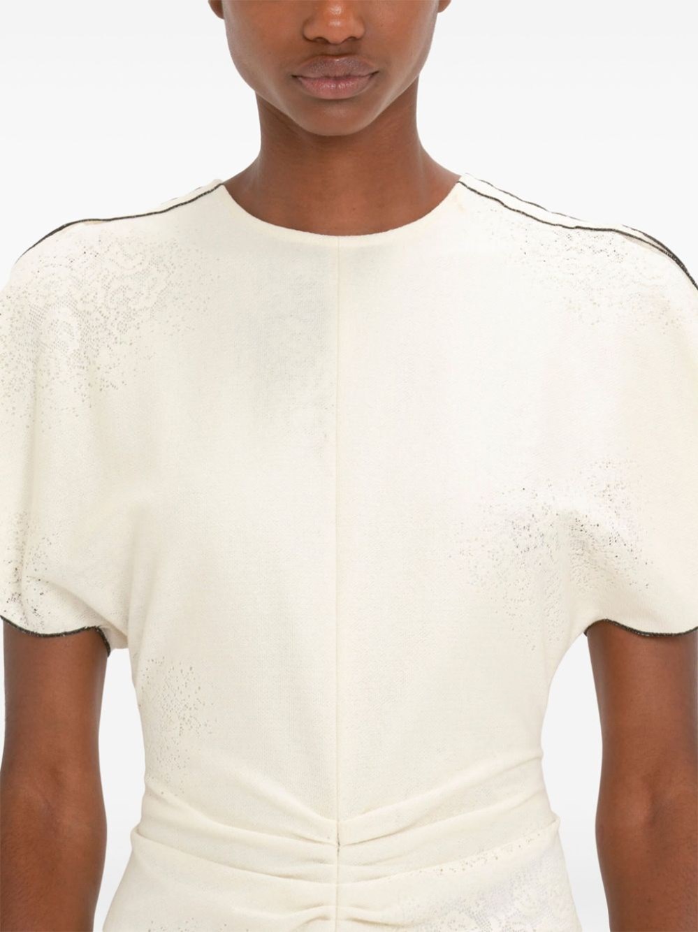 Gathered Waist Midi Dress