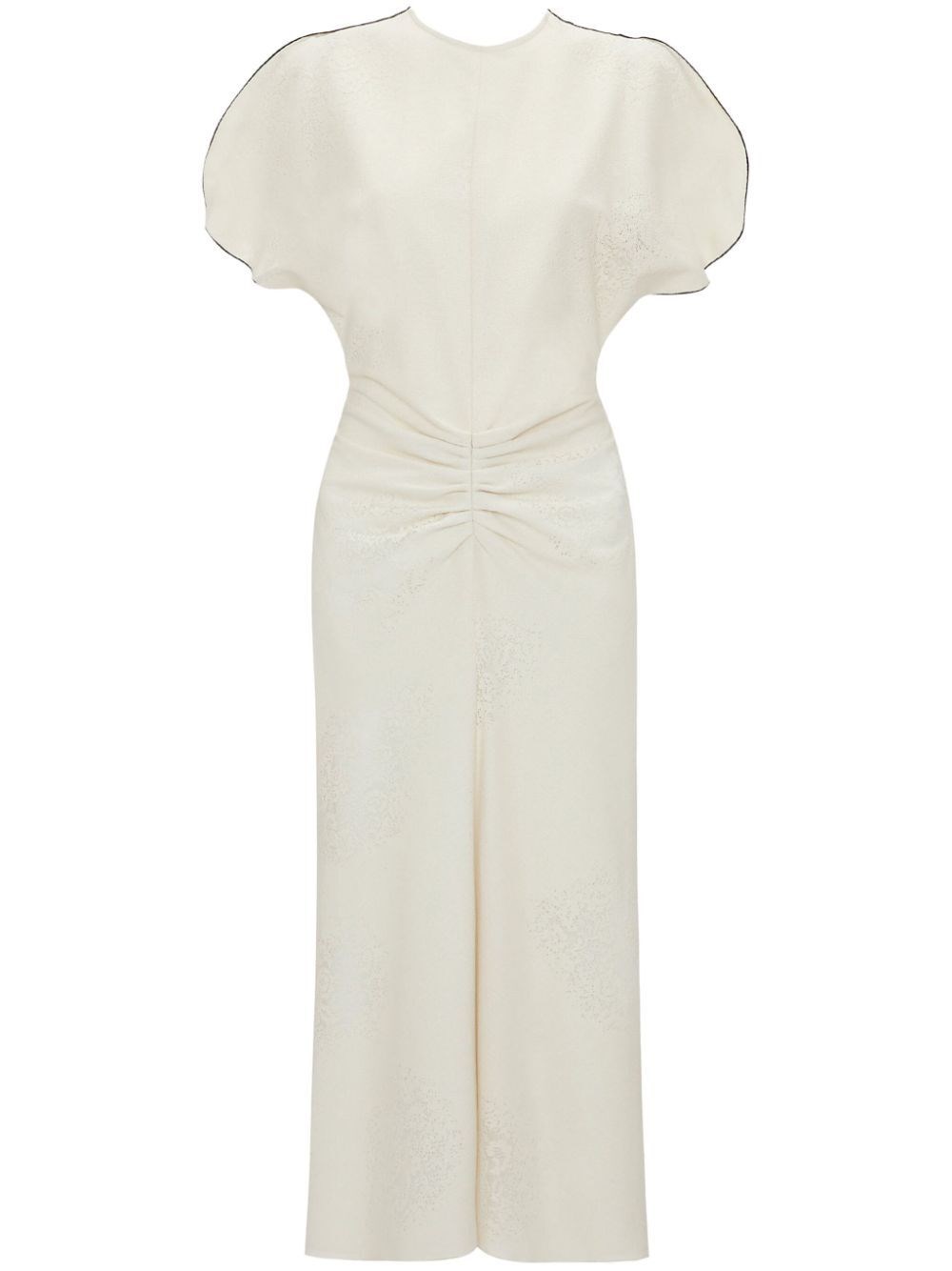 Gathered Waist Midi Dress