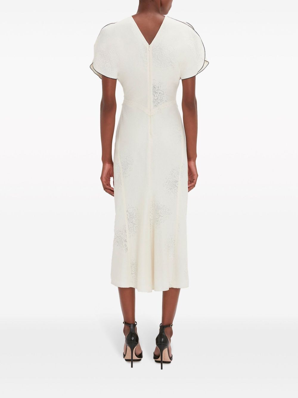 Gathered Waist Midi Dress