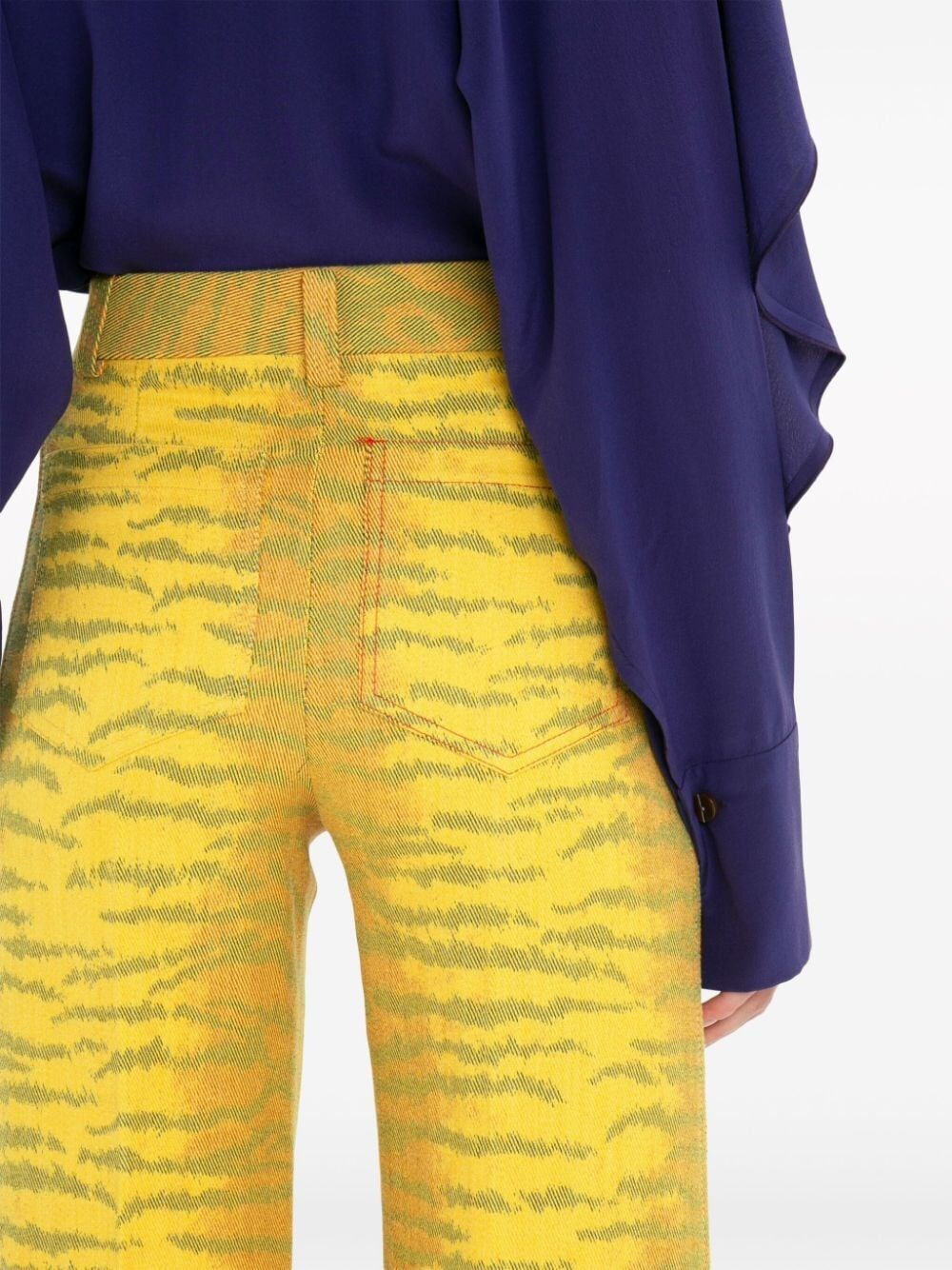 Tiger print trousers