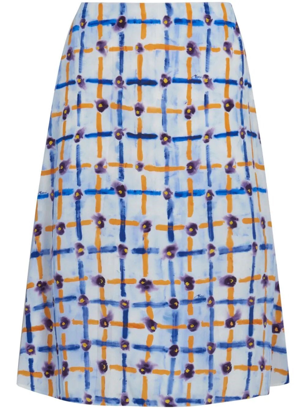 MIDI SKIRT WITH SARABAND PRINT