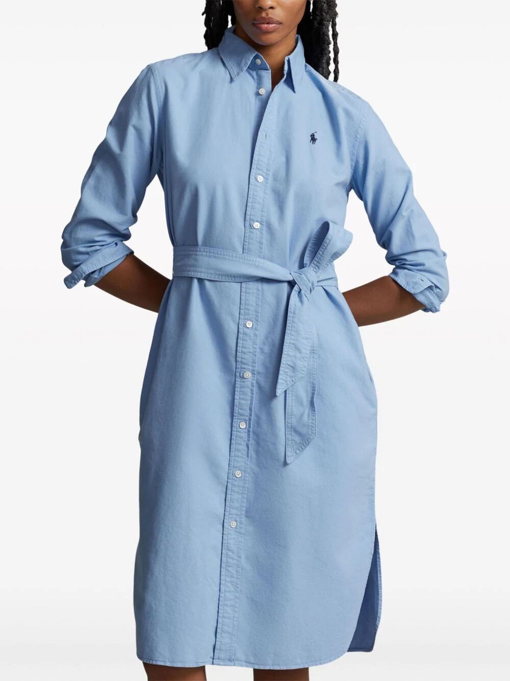Shirt midi dress