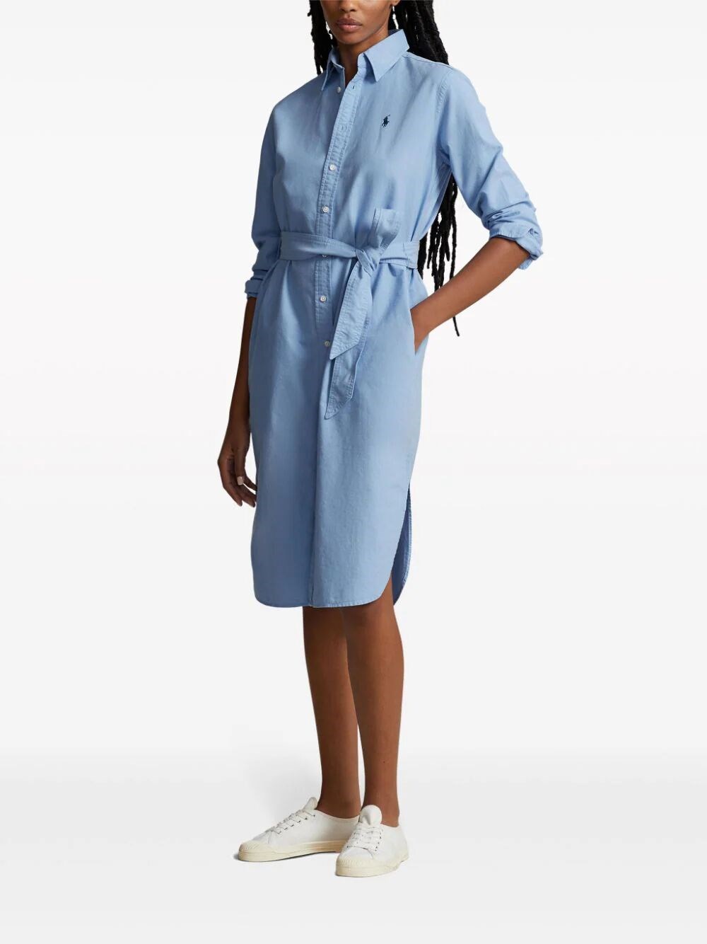 Shirt midi dress