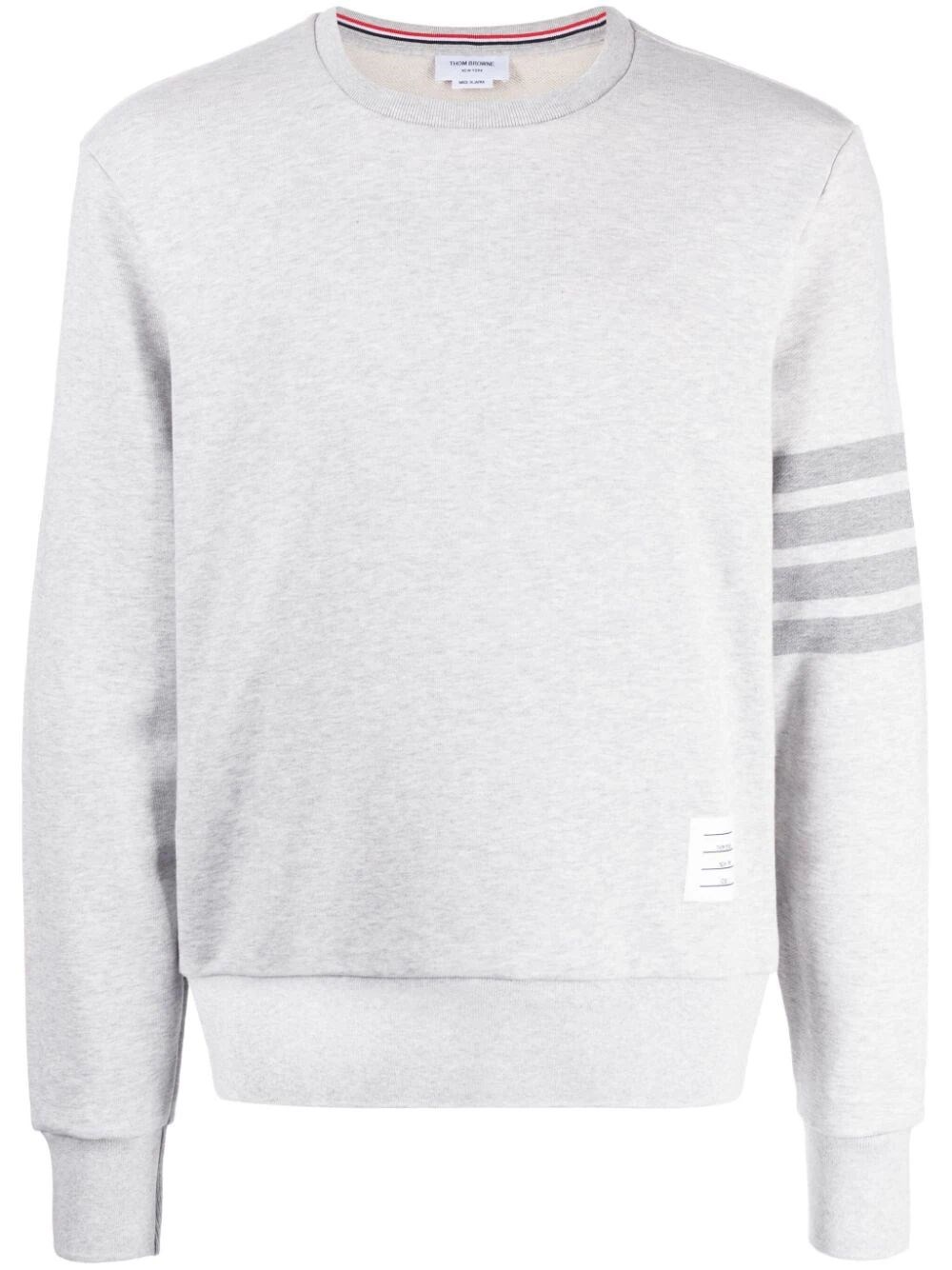 Shop Thom Browne 4-bar Sweatshirt In Grey