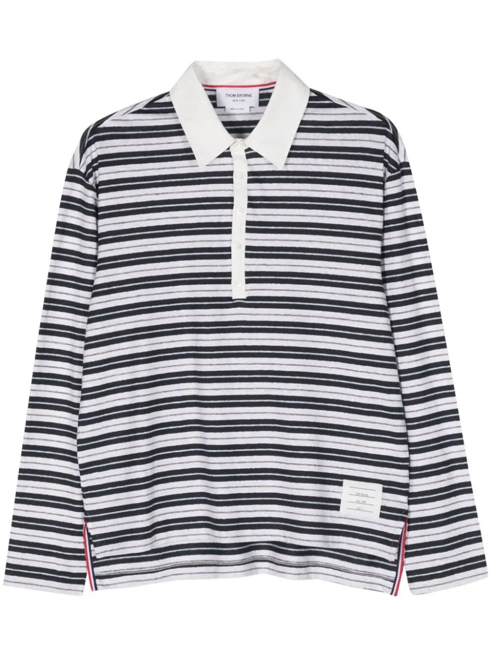 Striped polo shirt