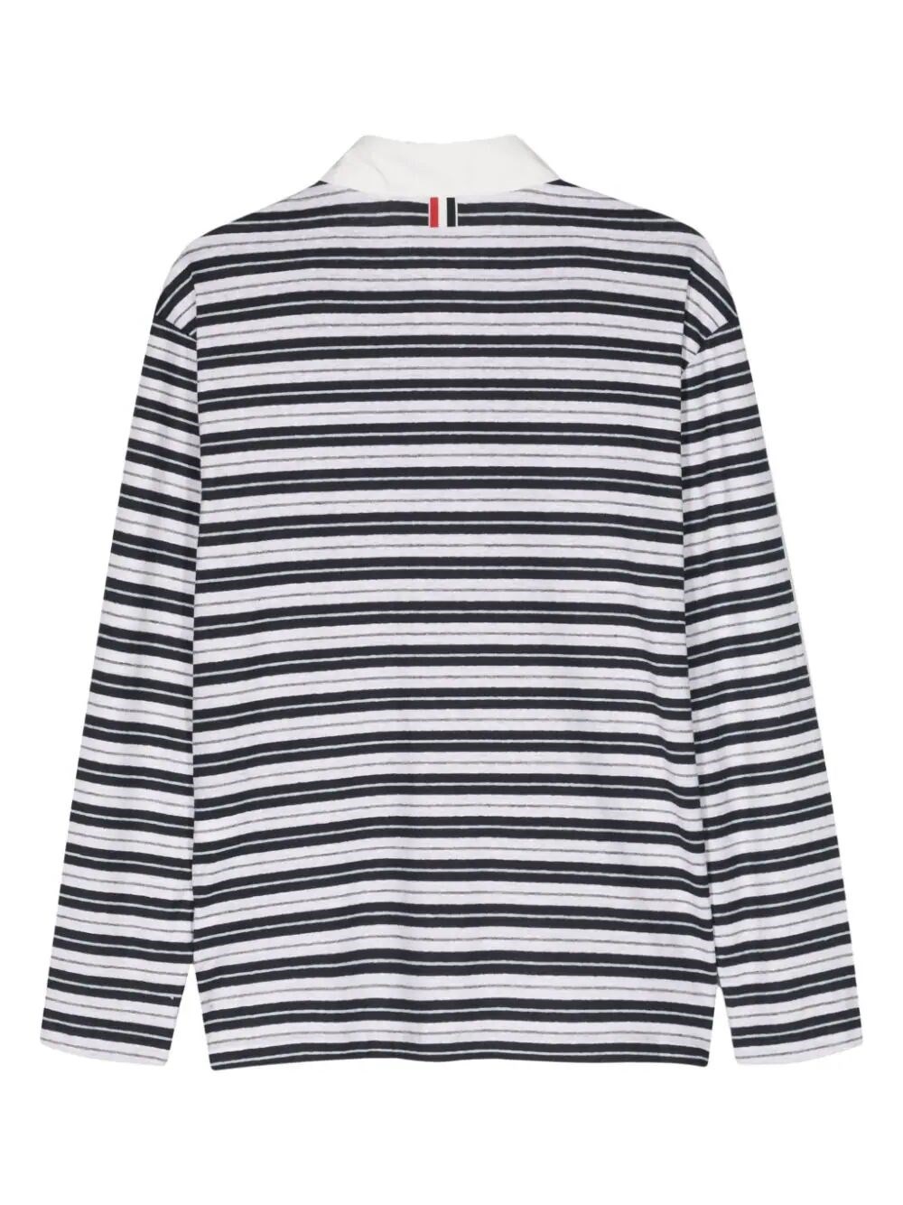 Striped polo shirt