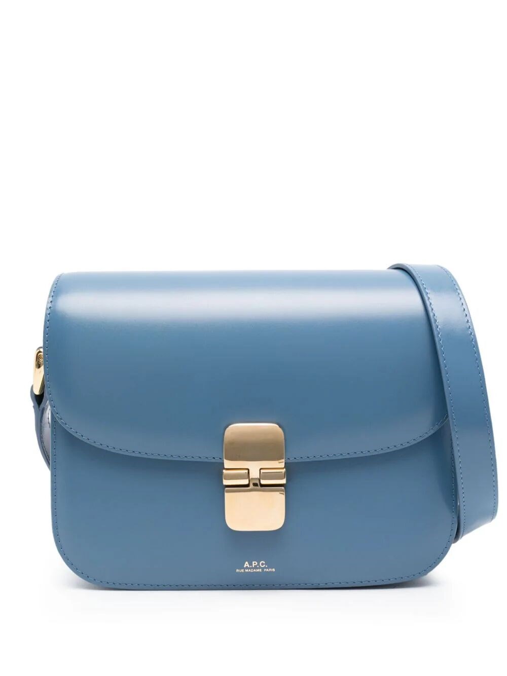 A.p.c. Small Grace Shoulder Bag In Blue