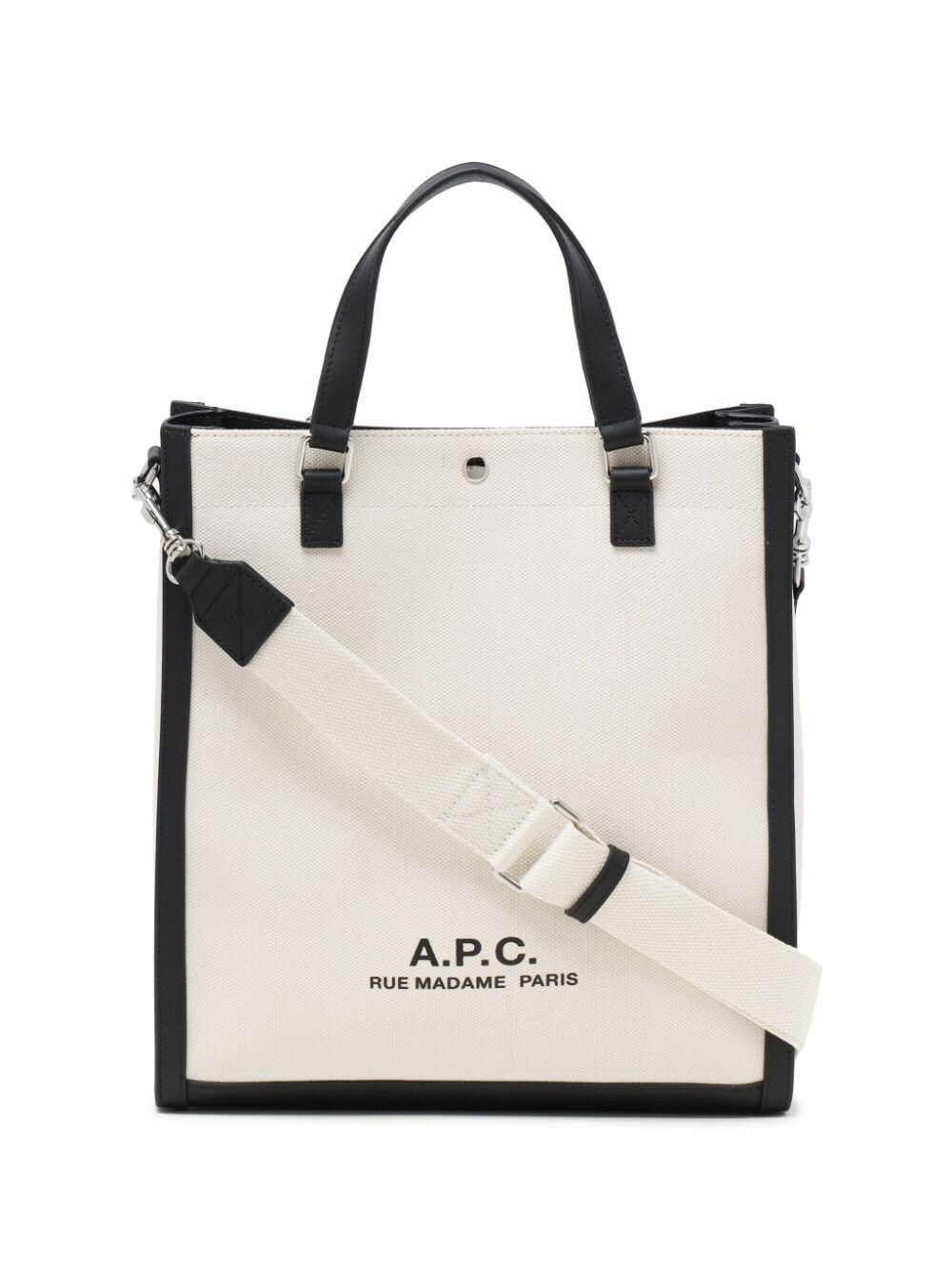 Shop Apc Camille 2.0 Tote Bag In White