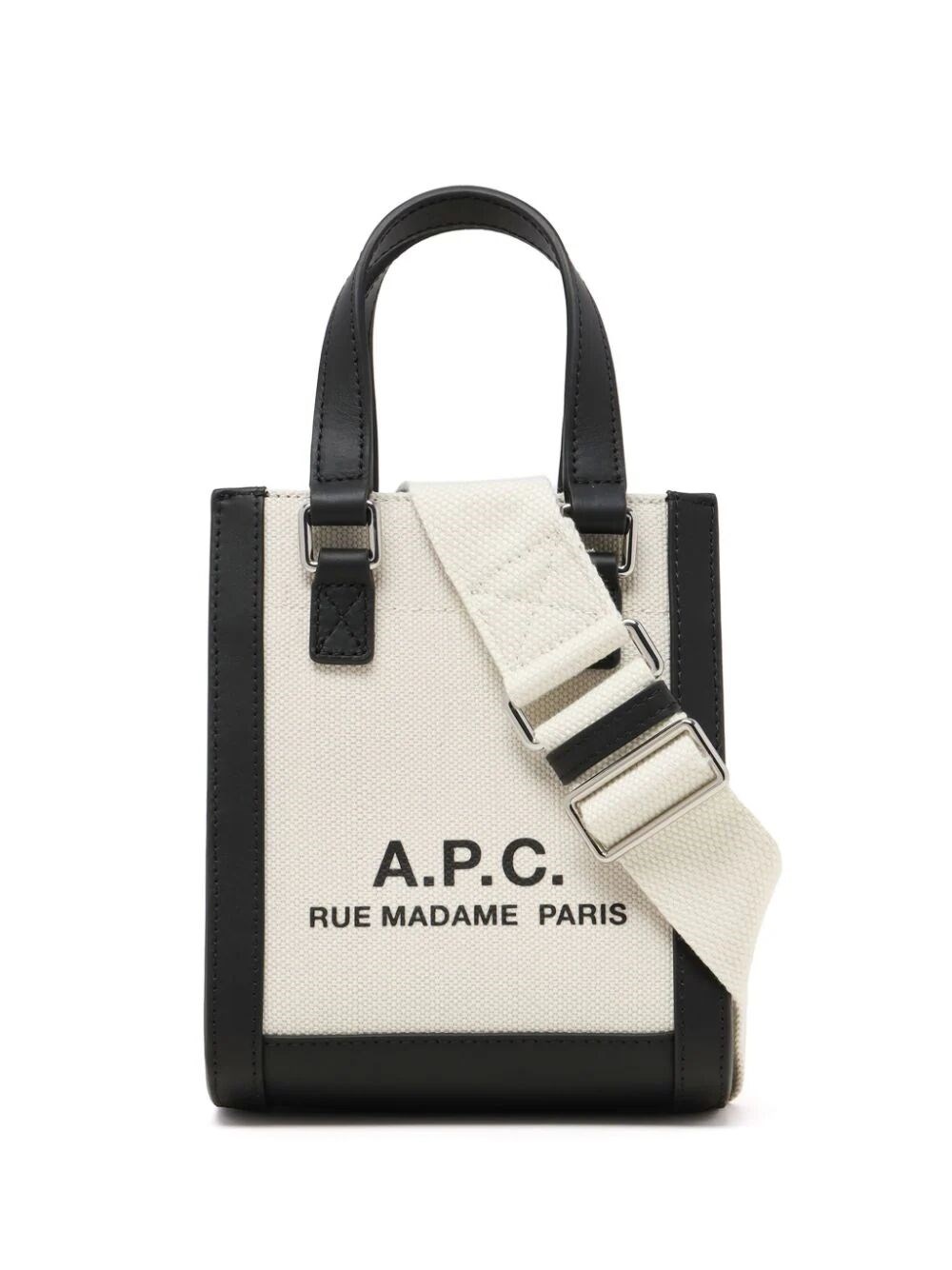 Shop Apc Tote Bag Camille 2.0 Mini In White